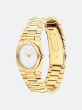White Gold Plated Steel Bracelet Watch  Women