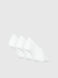 White 3 Pack Footie Socks  Women