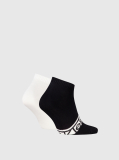 Μαύρο 2 Ζευγάρια Κάλτσες Για Sneakers  Άνδρας
