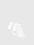 White 2 Pack Sneaker Socks  Women