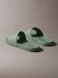 Green Contoured Logo Sliders  Men