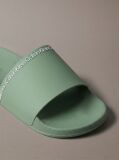 Green Contoured Logo Sliders  Men