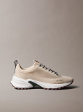 Beige Trailblazer — Knit Mesh Runner Trainers  Men