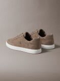 Καφέ Σουέτ Sneakers Με Signature Λογότυπο  Άνδρας