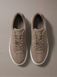 Καφέ Σουέτ Sneakers Με Signature Λογότυπο  Άνδρας