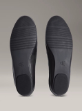Μαύρο Δερμάτινες Mary Jane Μπαλαρίνες  Γυναίκα