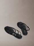 Black Liliana - Leather Strappy Ballerinas  Women