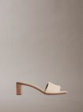 Beige Marghe - Logo Jacquard Heeled Sandals  Women