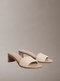Beige Marghe - Logo Jacquard Heeled Sandals  Women