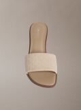 Beige Marghe - Logo Jacquard Heeled Sandals  Women