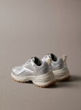 Ασημί Μεταλλιζέ Υβριδικά Sneakers Πεζοπορίας  Γυναίκα