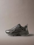 Grey Metallic Hike Runner Hybrid Sneakers  Women
