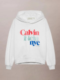 White Relaxed Logo Hoodie  Girls