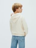 Beige Unisex Logo Hoodie  Kids Unisex