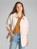 Denim 90's Λινό Overshirt  Γυναίκα
