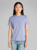 Purple Applique Regular T-Shirt  Women