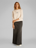 Beige Monogram Sweatshirt  Women
