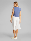 White Ecovero Tailored Bermuda Shorts  Women
