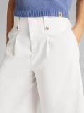 White Ecovero Tailored Bermuda Shorts  Women