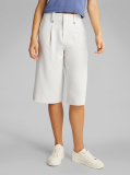 White Ecovero Tailored Bermuda Shorts  Women