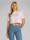 Pink Varsity Boxy T-Shirt  Women