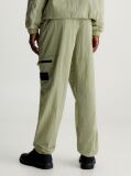 Green Relaxed Nylon Cargo Pants  Men