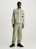 Green Relaxed Nylon Cargo Pants  Men