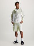White Relaxed Hooded Ripstop Jacket  Men