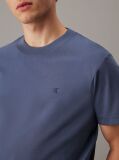 Γκρι T-shirt Με Μονόγραμμα Από Χοντρό Jersey  Άνδρας