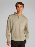 Beige Cotton Terry Monogram Hoodie  Men