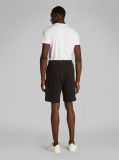Black Men's waffle shorts, perfect for casual looks  Men