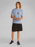 Blue Monologo Shift T-Shirt  Men