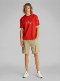 Red Monologo Shift T-Shirt  Men