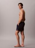 Black Double Waistband Swim Shorts - Intense Power  Men