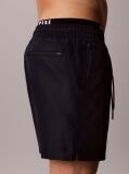 Black Double Waistband Swim Shorts - Intense Power  Men