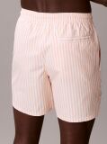 Orange Medium Drawstring Swim Shorts - CK Monogram  Men