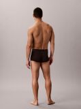 Black 3 Pack Low Rise Trunks - Icon Cotton Stretch  Men
