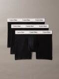 Μαύρο Σετ 3 Μπόξερ - Icon Cotton Stretch  Άνδρας