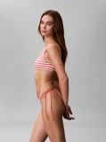 Orange Bralette Bikini Top - CK Monogram  Women