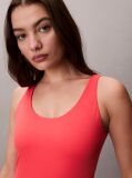 Pink Scoop Back Swimsuit - CK Icon  Women