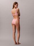Orange Tie Side Bikini Bottoms - CK Monogram  Women