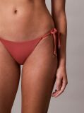 Red Tie Side Bikini Bottoms - CK Essentials  Women