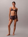 Brown Unlined Triangle Bra - Signature Satin  Women
