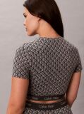 Γκρι Κοντομάνικο Τοπ - Icon Shapewear Logo  Γυναίκα