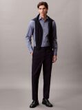 Blue Slim Stretch Dress Shirt  Men