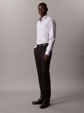 Purple Slim Fit Micro Dot Poplin Shirt  Men