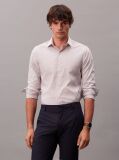 Κόκκινο Πουκάμισο Με Micro Print Και Στενή Γραμμή  Άνδρας