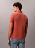 Καφέ Polo T-Shirt Από Βαμβάκι Πικέ  Άνδρας