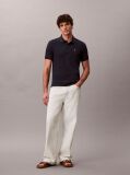 Μπλε Polo T-Shirt Από Βαμβάκι Πικέ  Άνδρας