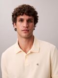 Beige Cotton Piqué Polo Shirt  Men